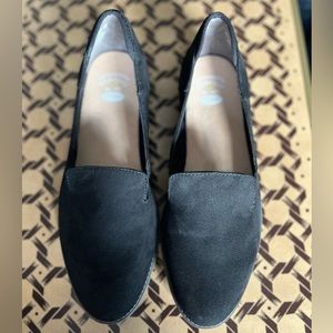 Dr. Scholl’s Jet Set black faux- suede loafers✨women’s 10✨